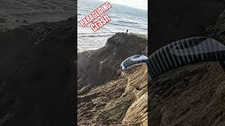 Paragliding Crash flaremoustache paragliding crash notclickbait [upl. by Ataeb]