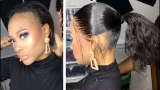 The BEST FRONTAL PONYTAIL Tutorial [upl. by Anet]