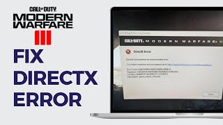 How to Fix DirectX Encountered an Unrecoverable Error in Call of Duty Warzone 30 [upl. by Nwahsid]