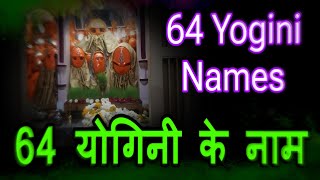 64 Yogini Names 🌐चौशष्ठ योगिनियों के नाम ✍️ 64 योगिनी के नाम🧜 [upl. by Milicent]