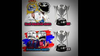 REAL MADRID STARS VS BARCELONA STARS shorts trophy barcelona realmadrid tanding [upl. by Aiset]