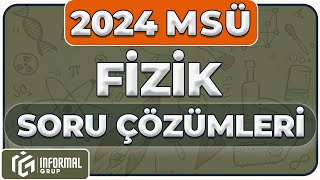 2024 MSÜ Fizik Soruları ve Çözümleri  Detaylı Anlatım [upl. by Adnauqal134]