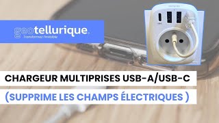 👉 Chargeur multiprises USBAUSBC supprime les champs électriques ⚡️ 😄 [upl. by Lundin]