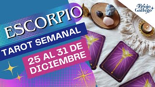 Escorpio Semanal 25 a 31 de Diciembre ♏ FELIZ NAVIDAD ❗️ 🔮Brujo Gallego🔮 [upl. by Constance890]