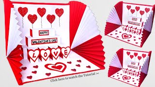 Valentines day Special card easy ❤️ valentines day Gift  valentines day card valentinesdaycard [upl. by Faustine]