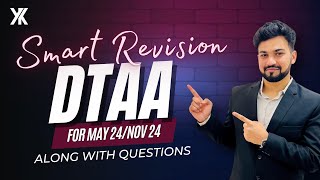 DTAA along with Questions  CA Final DT Smart Revision for MayNov 24  Yash Khandelwal [upl. by Anassor]