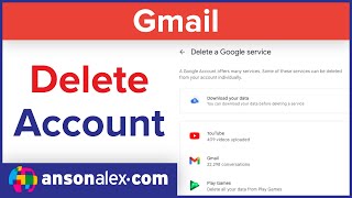 How to Delete a Gmail Account [upl. by Nitsej]