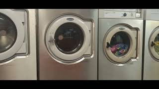 Wascomat Senior W640 Washing Machine Unbalanced First Spin With Water Sudslock [upl. by Akkeber1]