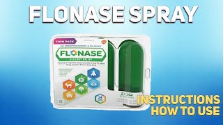 Flonase Nasal Spray how to use How and when to take it Who cant take Flonase [upl. by Noraf579]