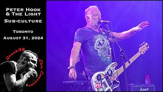 Peter Hook amp The Light  quotSubculturequot  Toronto  August 31 2024 [upl. by Eiffe]