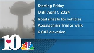 Clingmans Dome Road to close for the winter [upl. by Yddur615]