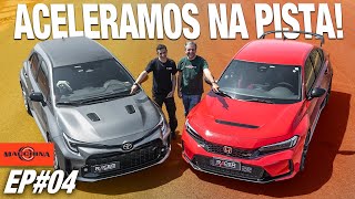 TypeR e GR Corolla acelerando na pista Chegou a hora da verdade [upl. by Raynell253]