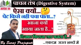 पाचन तंत्र  Digestive System  Pachan tantra  Digestion  ARSH GS  Suraj Sir  Biology [upl. by Wernda]