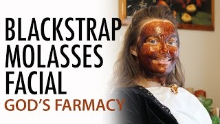 Blackstrap Molasses Facial  GODS FARMACY [upl. by Gearalt]