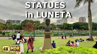 Manila  Luneta Park Walking Tour [upl. by Aihsem]