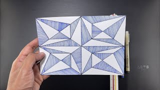 Sketching for the Weekends  Geometric Patterns Design  Lines Style  Light • Fast • Agile Steps [upl. by Svirad]