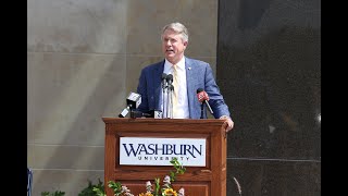 Washburn University dedicates new Law Building [upl. by Elaynad931]