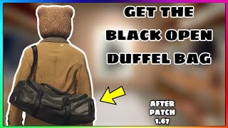 New Way How To Get The Black Open Duffel Bag Put It On ANY Outfit GTA Online [upl. by Trebo]