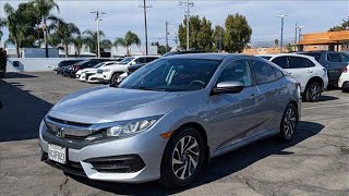 Used 2018 Honda Civic North Hills Los Angeles Pasadena CA 243762A [upl. by Annoyek]