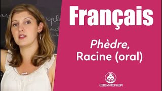 Phèdre Racine  préparation à loral  Français  1re  Les Bons Profs [upl. by Annoiek]