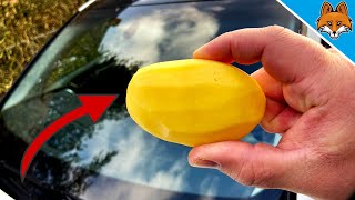 Rub your Windshield with a POTATO and WATCH WHAT HAPPENS 💥 Amazing 🤯 [upl. by Asirehc389]