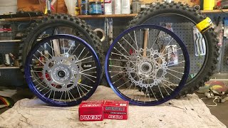 111 Wheels Tires Tubes Dirt bike talk on wheel weight psi tire selection and a second set [upl. by Matthew237]