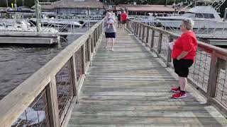 Strong current on the Ogeechee River at Ft McAllister Marina [upl. by Aivatan]