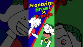 A maior fronteira da França frança brasil fronteira geografia [upl. by Trudnak]