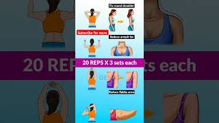 Wieght Lose Reduce Armpit Fat Reduce Flabby Arms Fix Round Shoulder 💥✅ shortvideo trandig yoga [upl. by Ailito]