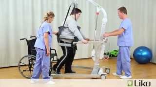 HillRom  Liko® Lifts amp Slings  Gait Training Bariatric Patient [upl. by Bostow]