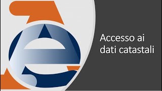 tutorial accesso dati catastali [upl. by Akimaj]