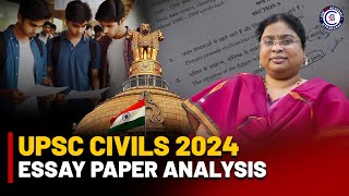 UPSC CIVILS 2024 ESSAY PAPER ANALYSIS  CSB IAS ACADEMY upsc civilservice mainsessay explained [upl. by Tracey309]