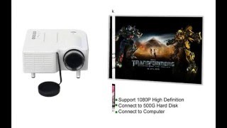 Excelvan UC28 Projector Review and Specifications [upl. by Alicec]