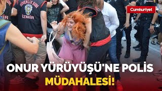 Onur Yürüyüşünde polis müdahalesi Avukatlar böyle gözaltına alındı [upl. by Latrina]