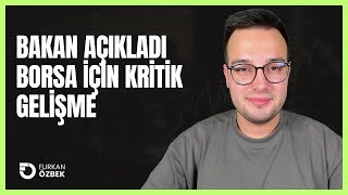 MEHMET ŞİMŞEK AÇIKLADI BORSAYI KRİTİK ETKİLEYECEK GELİŞME [upl. by Aerdnod]