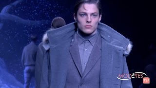 CORNELIANI MAN FW 201516 BackstageInterviewRunway HD [upl. by Laekcim]