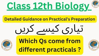 How to prepare Class 12th Biology Practical federal board 2024 [upl. by Brianne]