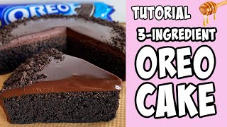 3Ingredient Oreo Cake tutorial Shorts [upl. by Abby140]