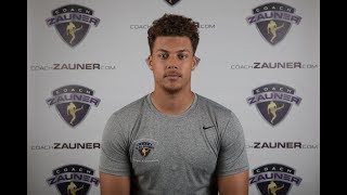 Corey Bojorquezs New MexicoPunting Video Workout at Coach Zauners 2018 College Senior Combine [upl. by Acinonrev]