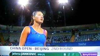 Jankovic Jelena Jovanovski Bojana WTA China Open 64 26 26 [upl. by Buhler]