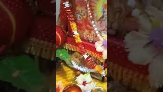 Leke puja ki thali jyot man me jaga li ytshorts shorts youtubeshorts trending navratrisong [upl. by Araldo]