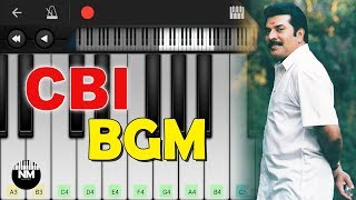 CBI BGM  Mobile piano cover [upl. by Ahsetra]