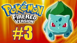 Pokemon Fire Red Walkthrough  Part 3  Pewter City and Beyond [upl. by Marve455]