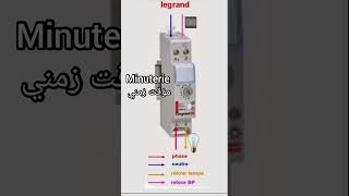 schémas branchement cablage minuteries timer connection مخطط توصيل أجهزة التايمر او المؤقت الزمني [upl. by Ferullo]