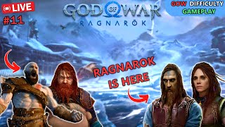 MEETIING NORNS TODAY  PLAYING GOW RAGNAROK LIVE PART 11  GOW DIFFICULTY GAMEPLAY [upl. by Larrabee]