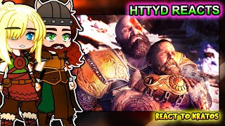 HTTYD Reacts to Hiccup as Kratos Part 14  GOW Ragnarök  Gacha Club React [upl. by Rosamond]