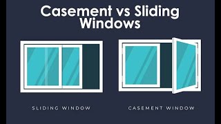 Vent difference in Sliding and Casement window [upl. by Hakeem204]