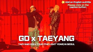 드디어 GD 등장 함성소리 가득했던 태양콘서트👍 [upl. by Ytok855]