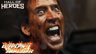 Johnny Blaze Transforms Into The Ghost Rider  Ghost Rider  Hall Of Heroes [upl. by Nessah19]