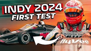 First IndyCar Test 2024 Homestead Miami [upl. by Suravart799]